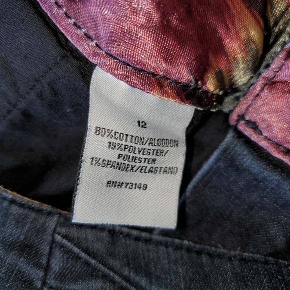 ONE5ONE size 12 dark blue wash High Rise Trouser - Picture 4 of 10